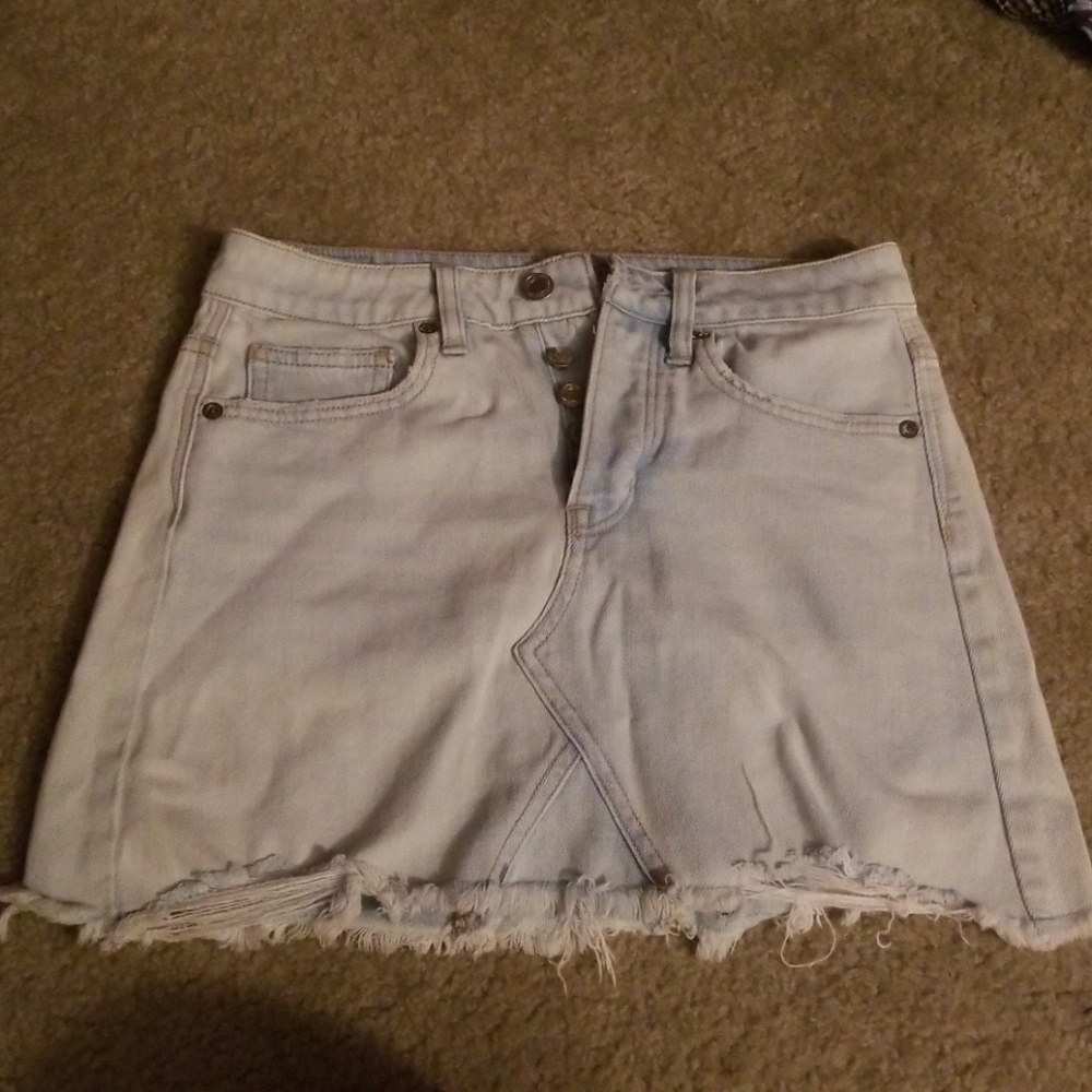 jean skirt